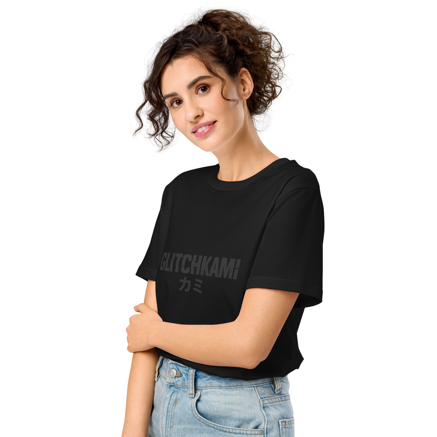 GlitchKami Katakana Unisex organic t-shirt